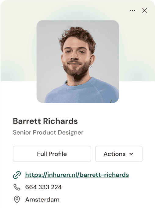 Freelancer profile