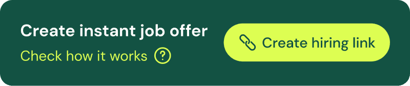 Create hiring link